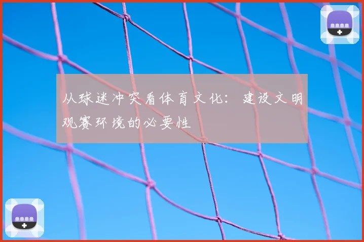 从球迷冲突看体育文化：建设文明观赛环境的必要性